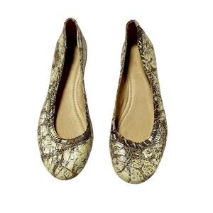 Frye Carson Marble Ballet Flats Size 1